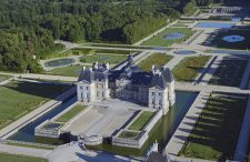 France, Seine-et-Marne (77), Maincy, le château de Vaux-le-Vicomte (vue aérienne) // France, Seine-et-Marne, Maincy, the castle of Vaux-le-Vicomte (aerial view)